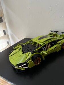 Racing Supercar Model Building Blocks Set