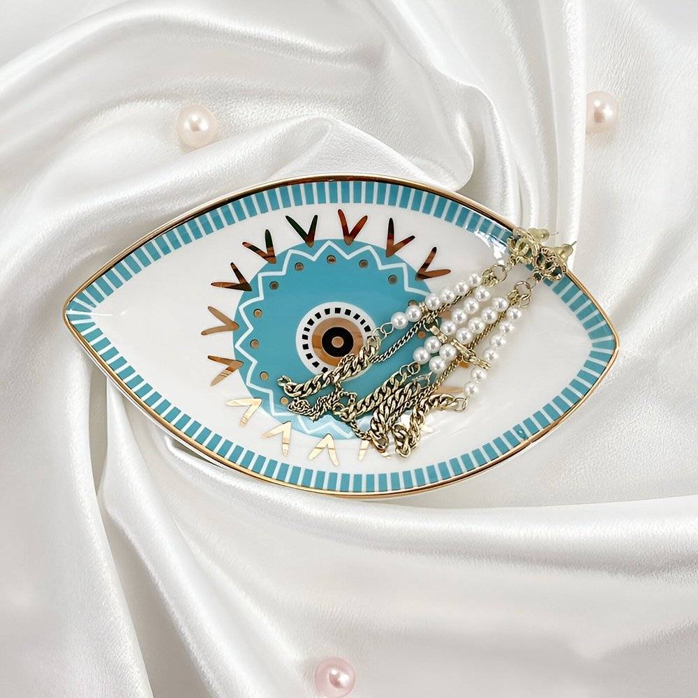 Ceramic Evil Eye Jewelry Dish Best Deals Best Sellers Ceramic Evil Eye Jewelry Dish