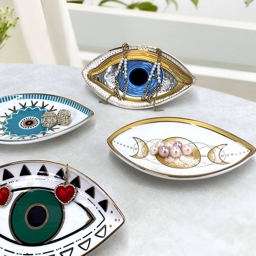 Ceramic Evil Eye Jewelry Dish Best Deals Best Sellers Ceramic Evil Eye Jewelry Dish