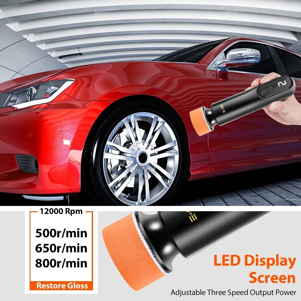 Wireless Handheld Car Polisher Best Deals Best Sellers Car Care Wireless Handheld Car Polisher