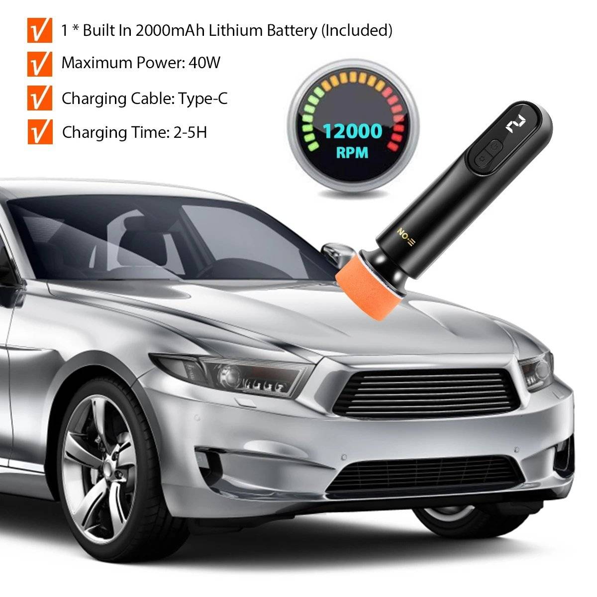 Wireless Handheld Car Polisher Best Deals Best Sellers Car Care Wireless Handheld Car Polisher