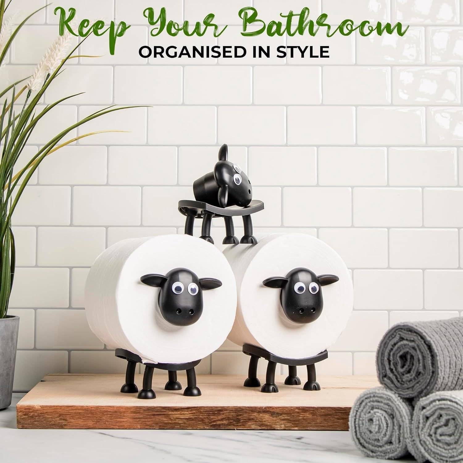 Funny Sheep Toilet Paper Holder Set Beds Best Deals Best Sellers Home Supplies Funny Sheep Toilet Paper Holder Set