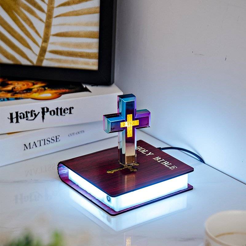 Magnetic Levitation Bible Lamp Advanced Technologies Beds Best Deals Best Sellers Home Decor Lighting Smart Home Magnetic Levitation Bible Lamp