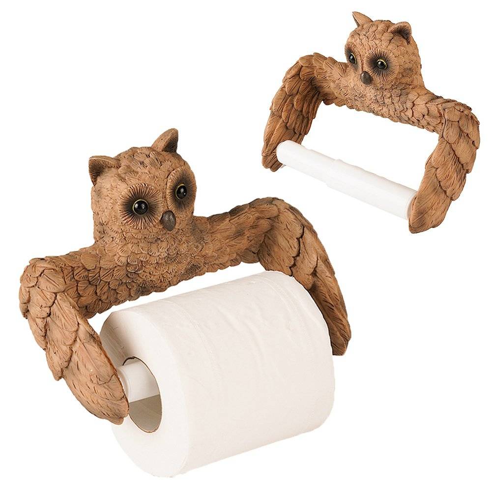 Owl Shape Wall Mounted Roll Paper Holder Beds Best Deals Best Sellers Home Decor Owl Shape Wall Mounted Roll Paper Holder