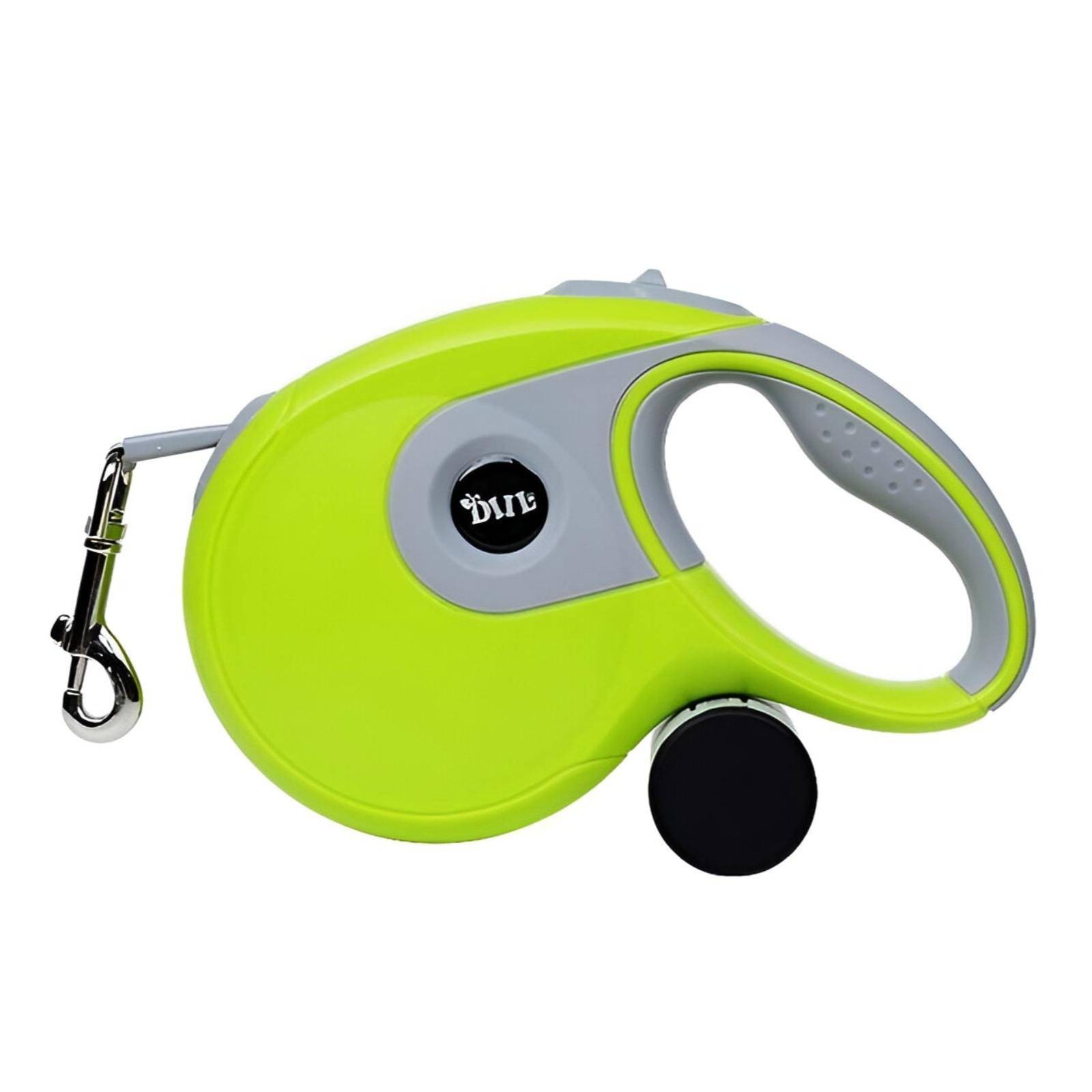 Retractable 26FT Dog Leash with Poop Bag Holder Beds Best Deals Best Sellers Pets Accessories Walking Supplies Color: Green Size: 8M Retractable 26FT Dog Leash with Poop Bag Holder Color: Green Size: 8M